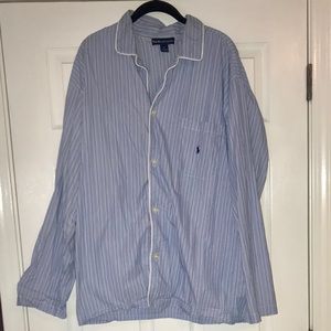Polo Ralph Lauren Women’s boyfriend pajama top. M